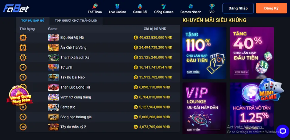 Chương trình VIP ae888
